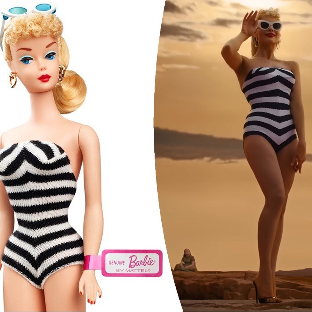 Unique Vintage Barbie Swimsuit Medium NWOT NOT FOR SALE!!!